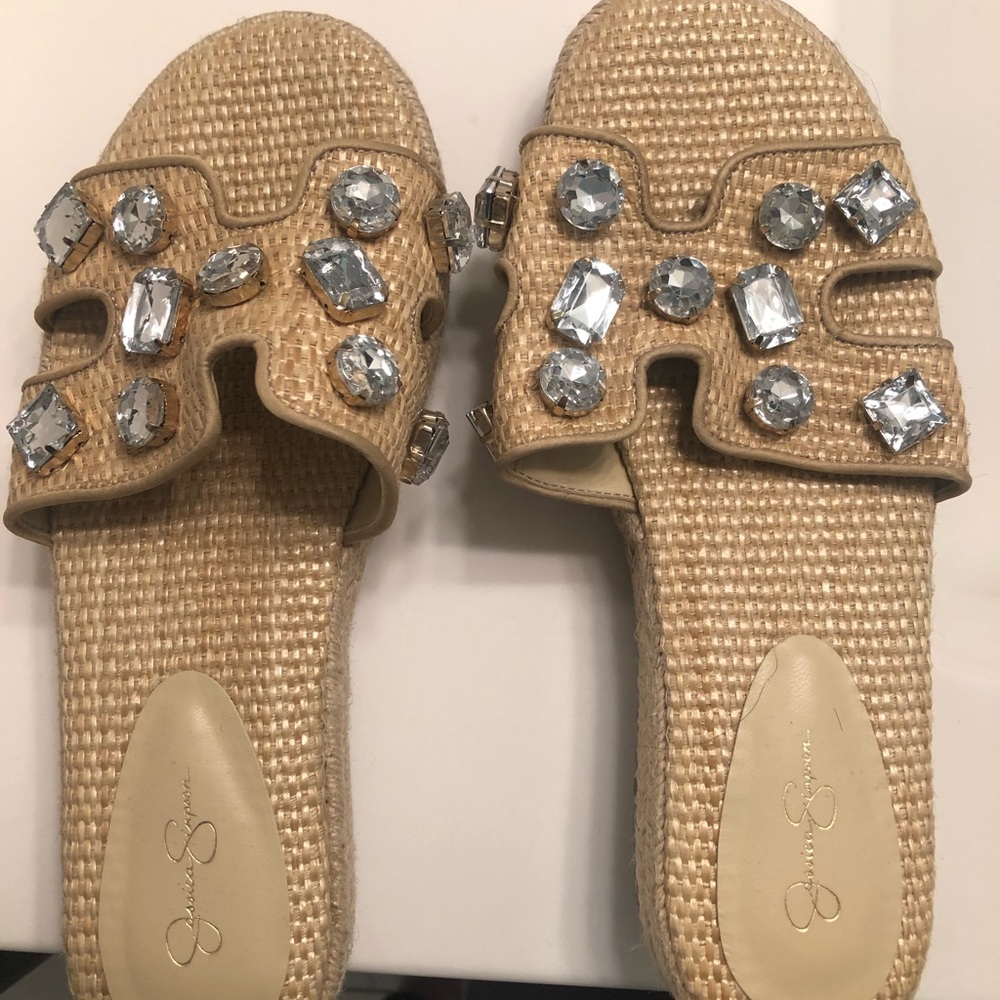 Jeweled sandal